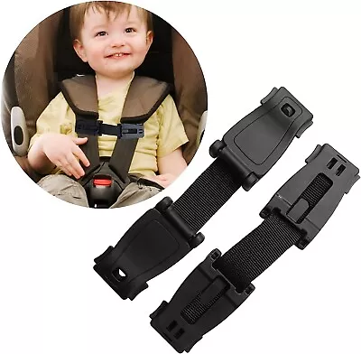 ChildSafety Anti Escape Car Seat Strap With Harness Chest Clip For Baby & Kids • £6.66