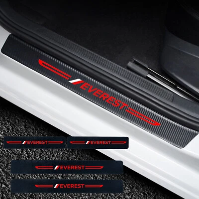 $24.20 • Buy For Ford Everest Car Door Plate Sill Scuff Anti Scratch Decal Sticker Protector
