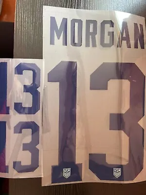 £10.99 • Buy 2022 TEAM USA Alex Morgan Soccer Football Shirt Jersey Name Number Print