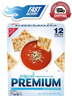 Nabisco Premium Original Saltine Crackers (12 Pk.) Great Price • $15.91