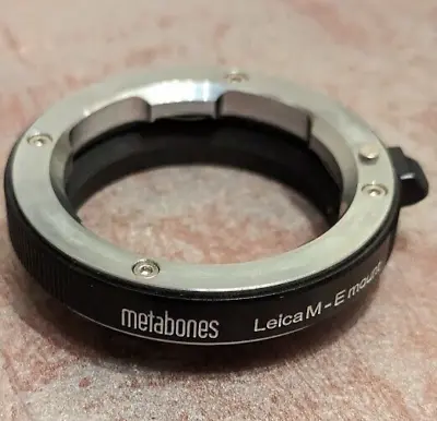 Metabones Leica M To Sony E-mount T Adapter Black • £80