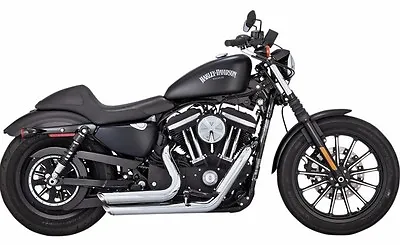 Vance & Hines Shortshots Staggered Chrome Exhaust Harley Sportster 2014-2022 • $849.99