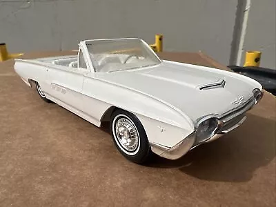 Vintage 1963 Ford Thunderbird T-Bird Convertible Dealer Promo Model Car White • $89