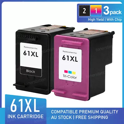 3x Ink Cartridges For HP 61 XL Deskjet 2510 2540 Officejet 2620 4630 Printer • $69.90