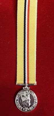 £5.99 • Buy Miniature Operation Telic Iraq Medal Without Bar With 6” Ribbon - Op Telic