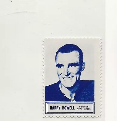 ~1960-61 Topps Hockey Stamps HARRY HOWELL New York Rangers Near Mint CHEAP SHIP~ • $19.95