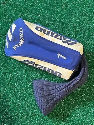 MIZUNO FORGED DRIVER HEADCOVER - Blue White Vintage Head Cover GREAT • $9.95