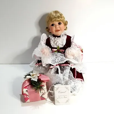£18 • Buy Hamilton Collection Carol Christmas 12  Porcelain Doll Vintage With Present