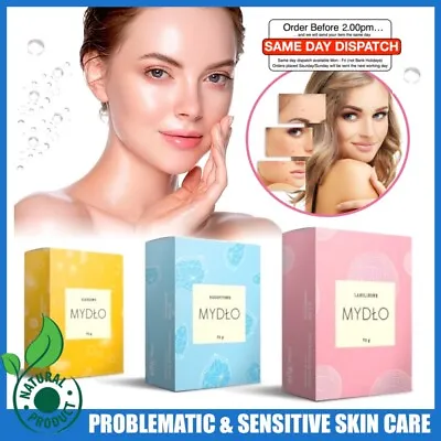 🍃 Natural Face Soap Salicylic Sulphur Problematic Anti Acne Sensitive Skin Wash • £3.99