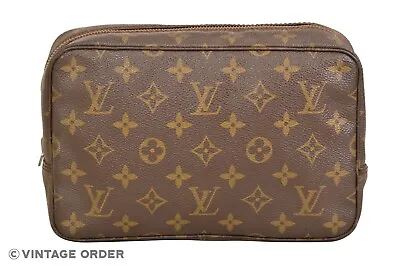 £185.92 • Buy Louis Vuitton Monogram Trousse Toilette 23 Cosmetic Bag M47524 - YI00136