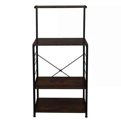 Wooden Kitchen Shelf Baker's Rack 4 Tier Shelves Vintage Color • $67.50