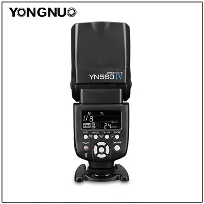YONGNUO YN-560 IV 2.4G Wireless Flash Speedite Light For Canon Nikon DSLR Camera • $139.99