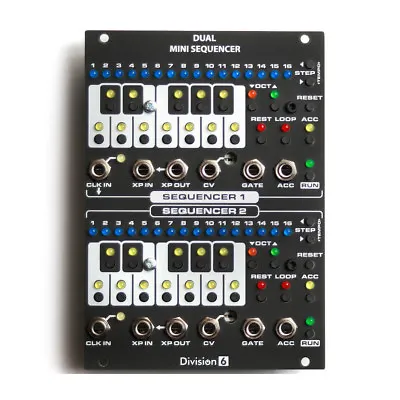 Division 6 Dual Mini Sequencer V2 DIY Kit Eurorack Module Modular • $100