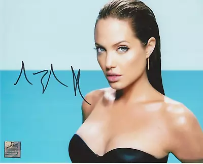 Angelina Jolie/ Lara Croft Tomb Raider Mr Mrs Smith.  Autograph 8x10 Matte WCOA • $30