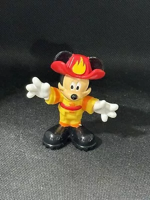 Disney Jr Mickey Mouse Firefighter Figure 3  Fireman • $5.50