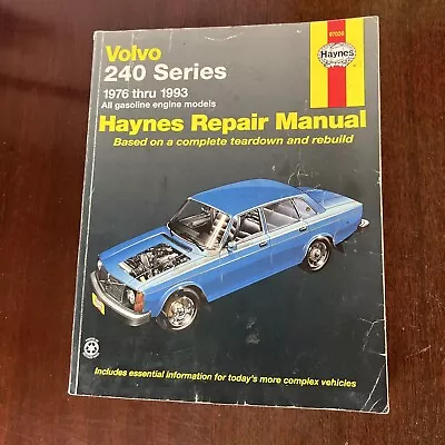 Volvo 240 Series 1976-1993 Haynes Repair Manual 97020 • $8.99