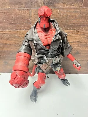 Hellboy RARE Mezco 18” Action Fgure Closed Mouth Variant W/Rocket • $180