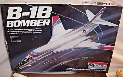 Monogram B-1b Bomber Jet Airplane Model Kit 1/72 5605 • $99.99