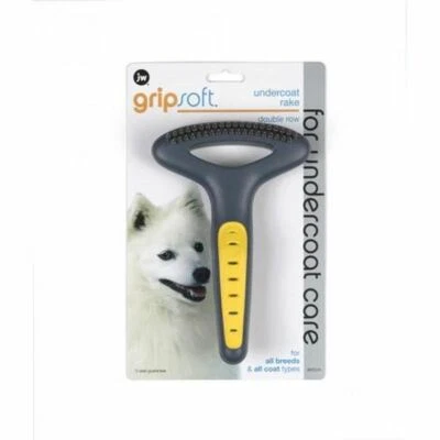 £13.93 • Buy Double Row Undercoat Grooming Brush Rake Comb Massages Skin Toy For Dog Pet