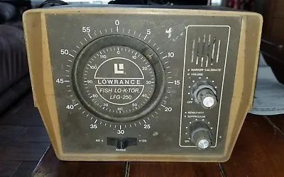 Vintage Lowrance Fish Lo-K-Tor Lokator LFG-250 Finder • $49.99