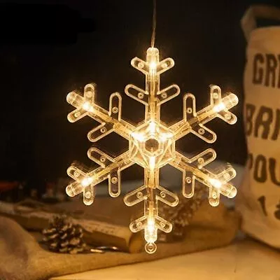 Christmas Snowman Star Lights Holiday Window Decoration LED Holiday Lights • $8.10