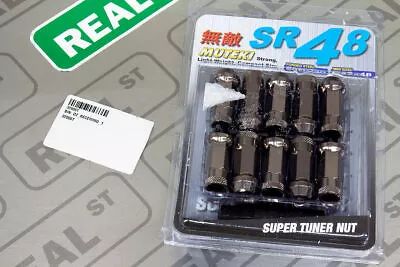 MUTEKI SR48 Open End Lug Nuts 12X1.50 48mm Titanium 32906T • $97.85