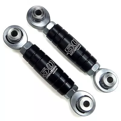 $144.98 • Buy Chromoly Heim Joints Black Heavy Duty Sway Bar End Link Kit For RZR XP4 Turbo
