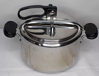 Vintage Jet Rapid Italy Pressure Cooker Cooking Pot 18/10 S/Steel Good Quality • $69