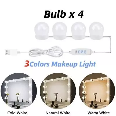 Makeup Mirror LED Light Bulbs Vanity Lights USB 12v Bathroom Dressing Table Ligh • $12.99