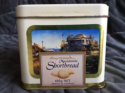 D’arcy. W. Doyle Vintage Empty Tin Macadamia Shortbread • $12