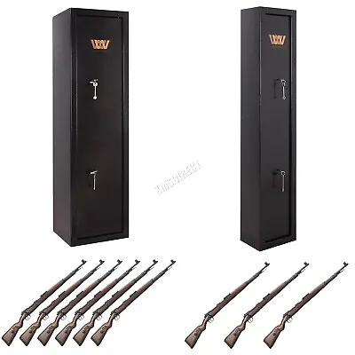 £121.90 • Buy WestWood 3 Or 6 Gun Cabinet Security Lockable Safe Storage Rifle Firearm Steel