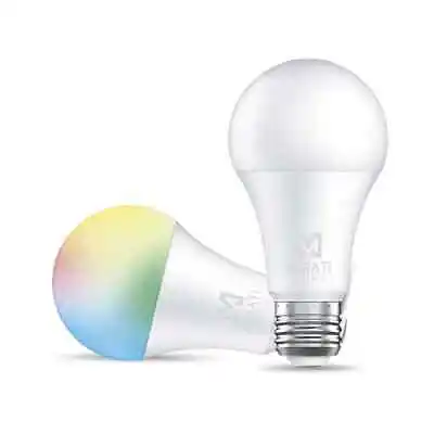 ⭐ Wifi Smart Bulb 10W E26 E27 B22 Multi-Color LED Lamp Amazon Alexa Google App • $29.99
