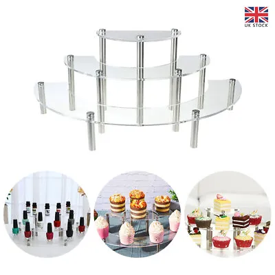 £17.90 • Buy Cupcake Stand Jewelry Cake Dessert Display Stand Holder Acrylic Rack Party Decor