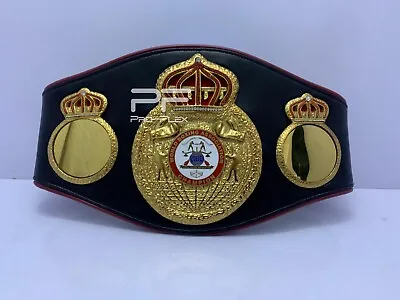 WBA World Boxing Association Championship Belt Leather Belt Custom Made Adult • $150