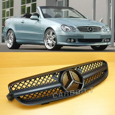 2004-2009 For Mercedes Benz CLK-Class W209 2Door Matte Black Front Grille • $170.05