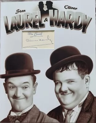 LAUREL AND HARDY Signed 14x11 Photo Display SONS OF THE DESERT COA • £999.99