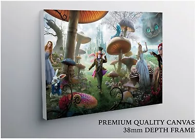 £20.66 • Buy Alice In Wonderland Movie Art Large CANVAS Print Gift A0 A1 A2 A3 A4