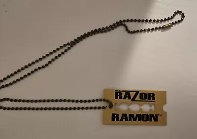 Vintage WWF Razor Ramon Dog Tag • $50