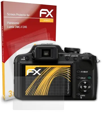 AtFoliX 3x Screen Protection Film For Panasonic Lumix DMC-FZ45 Matt&shockproof • £11.39