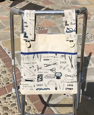 Bag For Walking Frame/zimmer Frame Strong Cotton Fabric 3 Pockets Office/art • £13