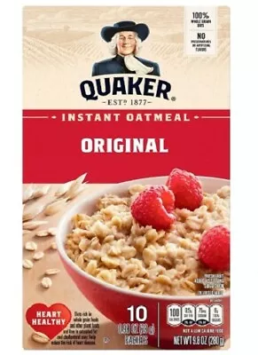 Quaker Instant Oatmeal Hot Cereal Original • $14.85