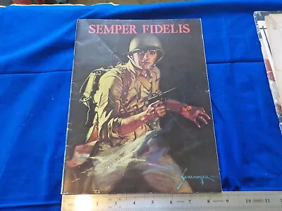 WWII 1941-2 USMC SEMPER FIDELIS Marine Corps Recruiting PARATROOPS GLIDERS • $9.99