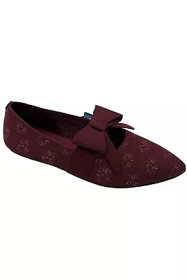 Skechers Cleo Point Washable Knit Sparkle Flats Feelgood Wine • $34.99