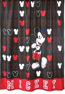 Disney Mickey Mouse  MICKEY  Shower Curtain 72  X  72  Fabric • $17.89