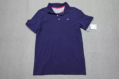 Vineyard Vines Polo Youth XL Blue Shirt Lightweight Performance Stretch NWT • $14.97