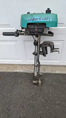 Vintage Cruise 'n Carry Outboard Boat Motor Model #6700 2.7 HP Untested • $299.95