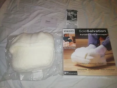 Homedics Sole Salvation Portable Foot Massager Luxurious Massage Relief • £14.99