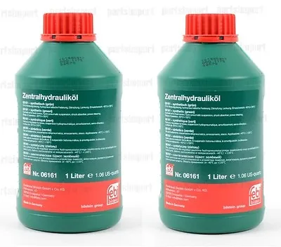 Mercedes Benz 2 X 1 Liter Power Steering / Hydraulic System Fluid Febi Bilstein • $40.44