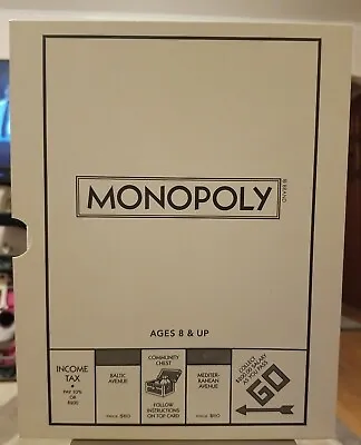  Monopoly Collector's Edition Board Game Classic Fabric Book  • $29.99