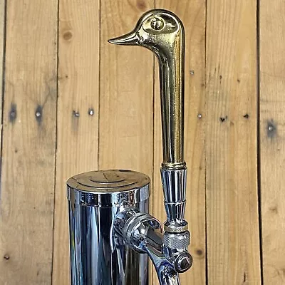 Vintage Brass Duck Beer Keg Tap Handle Vtg • $44.99